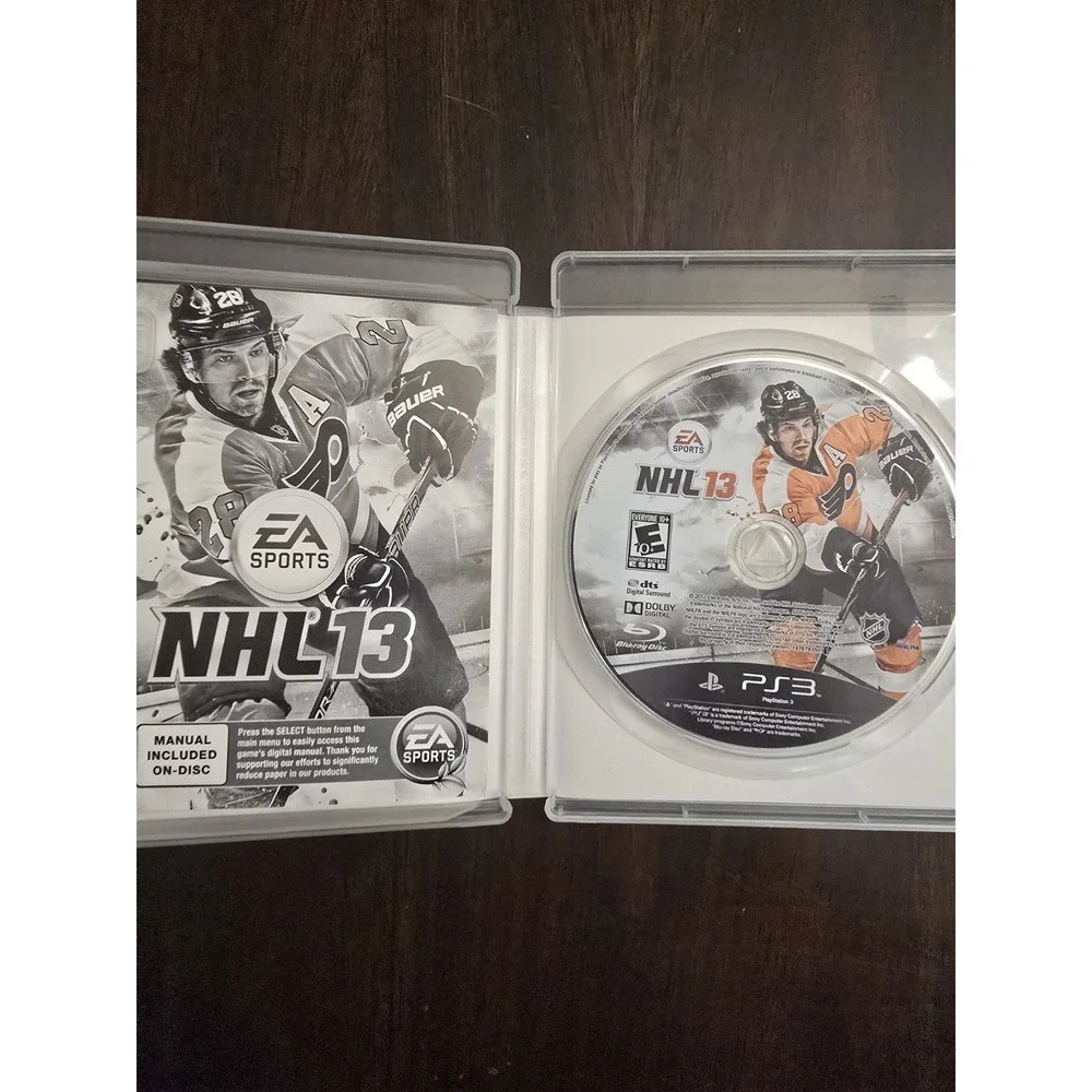 NHL 13 Hockey (Sony PlayStation 3, 2012) PS3 complete CIB video game